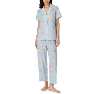 Lauren Ralph Lauren Cropped Pant Pj Set